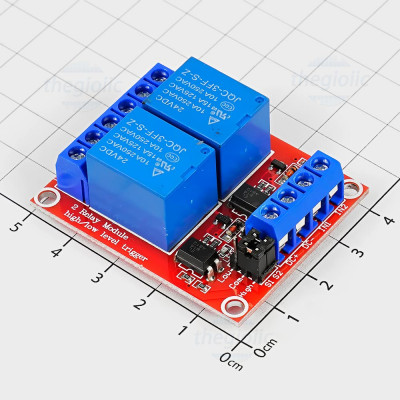 Module 2 Relay 24V Kích Mức Cao/Thấp
