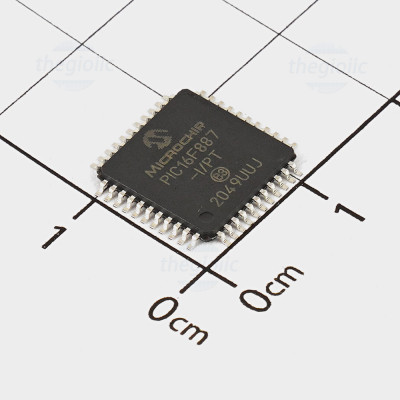 PIC16F887-I/PT, 8-Bit PIC Microcontroller, 20MHz, 14KB FLASH, 44-TQFP