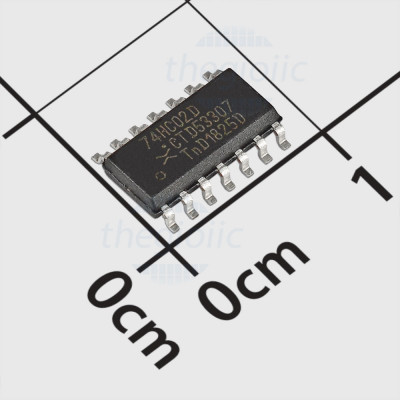 74HC02D,653 IC Quad 2-Input NOR Logic Gate, 14-SOIC