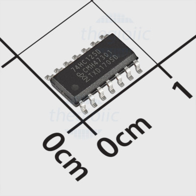 74HC125D,653 IC Buffer Non-Inverting 3-State Output, 14-SOIC