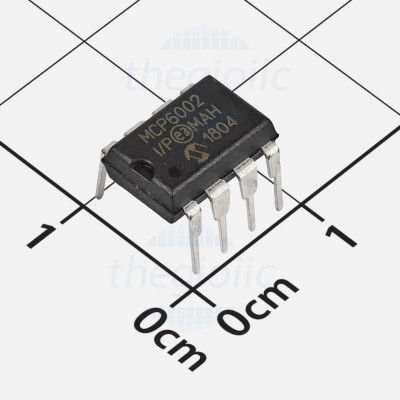 MCP6002-I/P IC OPAMP General Purpose Amplifier 2 Circuit 1MHz, 8-DIP
