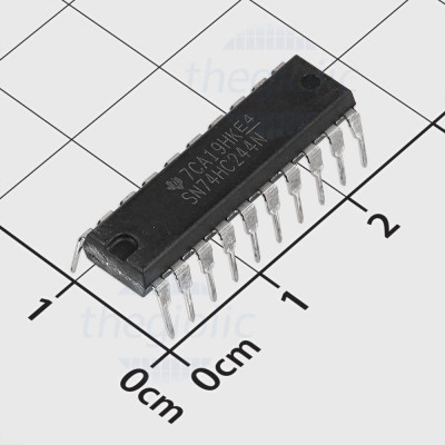 SN74HC244N IC Buffer Non-Inverting 3-State Output, 20-DIP