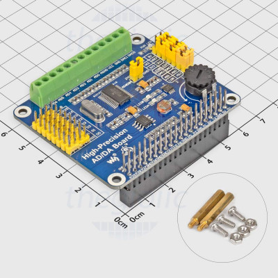 Mạch Mở Rộng ADC/DAC Cho Raspberry Pi, SKU: 11010