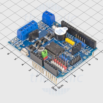 L298P Mạch Điều Khiển Động Cơ 4A Arduino Buzzer
