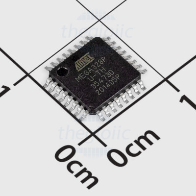 ATMEGA328P-AU, 8-Bit AVR Microcontroller, 20MHz, 32KB FLASH, 32-TQFP