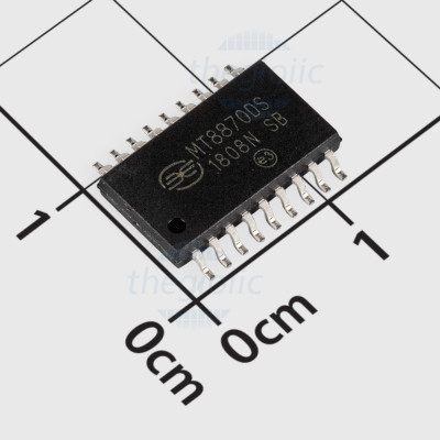 108 Pezzi Di Ricevitori DTMF Mitel MT8870DS - Circuito Integrato 18 Pin In Plastica - Nuovo