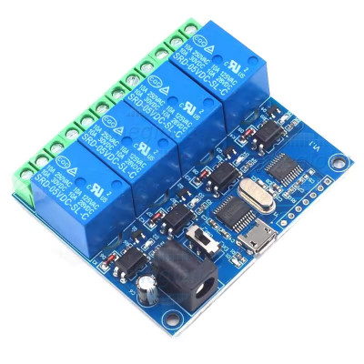 LCUS-4 Module 4 Relay 5V Điều Khiển PLC