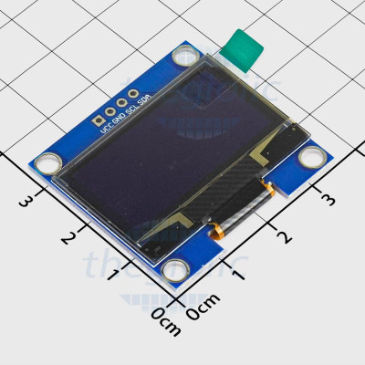Écran OLED 1,3" 128x64 Pour Raspberry Pi 4/3/2/Zero, Jetson Nano - SPI/I2C, Avec Joystick Et Boutons