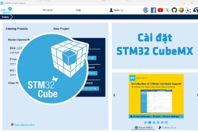 Hướng dẫn cài đặt STM32CubeMX và Package chi tiết