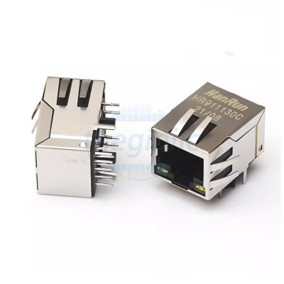 HR911130C Cổng RJ45 Cái Có LED Hanrun