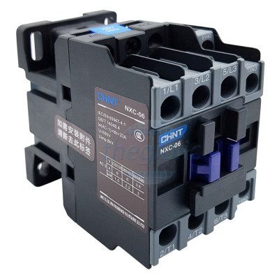 NXC-06 Khởi Động Từ AC CHiNT 3P 6A 220V 3NO 1NO+1NC