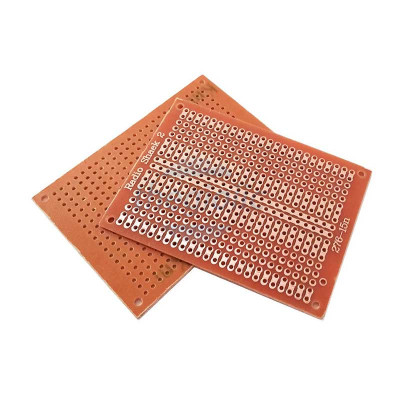 PCB Hàn Test Board 5x7cm 1 Mặt Lỗ Đôi, Lỗ 3
