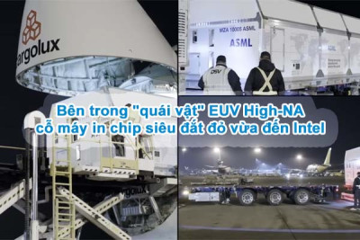 Bên trong "quái vật" EUV High-NA: cỗ máy in chip siêu đắt đỏ vừa đến Intel