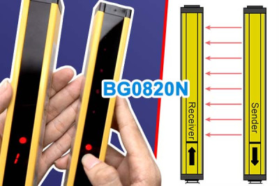 BG0820N Bộ Màn Sáng An Toàn NPN 8 Tia 20mm